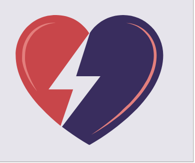 Heart Lightning Graphic